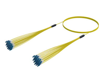 Conjunto de Microcabo LC/UPC, 24 Fibras, Monomodo G.657.A1