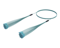 SC/UPC Mikrokabelsamling, 24-fiber, OM4 Aqua