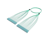 Conjunto de Microcabo SC/UPC, 24 Fibras, OM4 Aqua