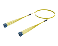 SC/UPC Mikrokabelsamling, 12-fiber, Single-mode G.657.A1