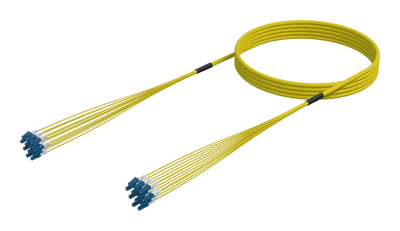 LC/UPC-LC/UPC Pre-Terminated Fibre Cable Assembly, Single-mode G.657.A1, 12 Fibres