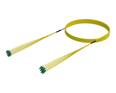 LC/APC-LC/APC Pre-Terminated Fibre Cable Assembly, Single-mode G.657.A1, 12 Fibres