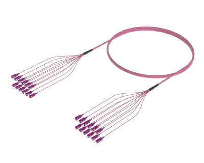 Conjunto de cable de fibra preterminado SC/UPC-SC/UPC, monomodo G.657.A1, 12 fibras