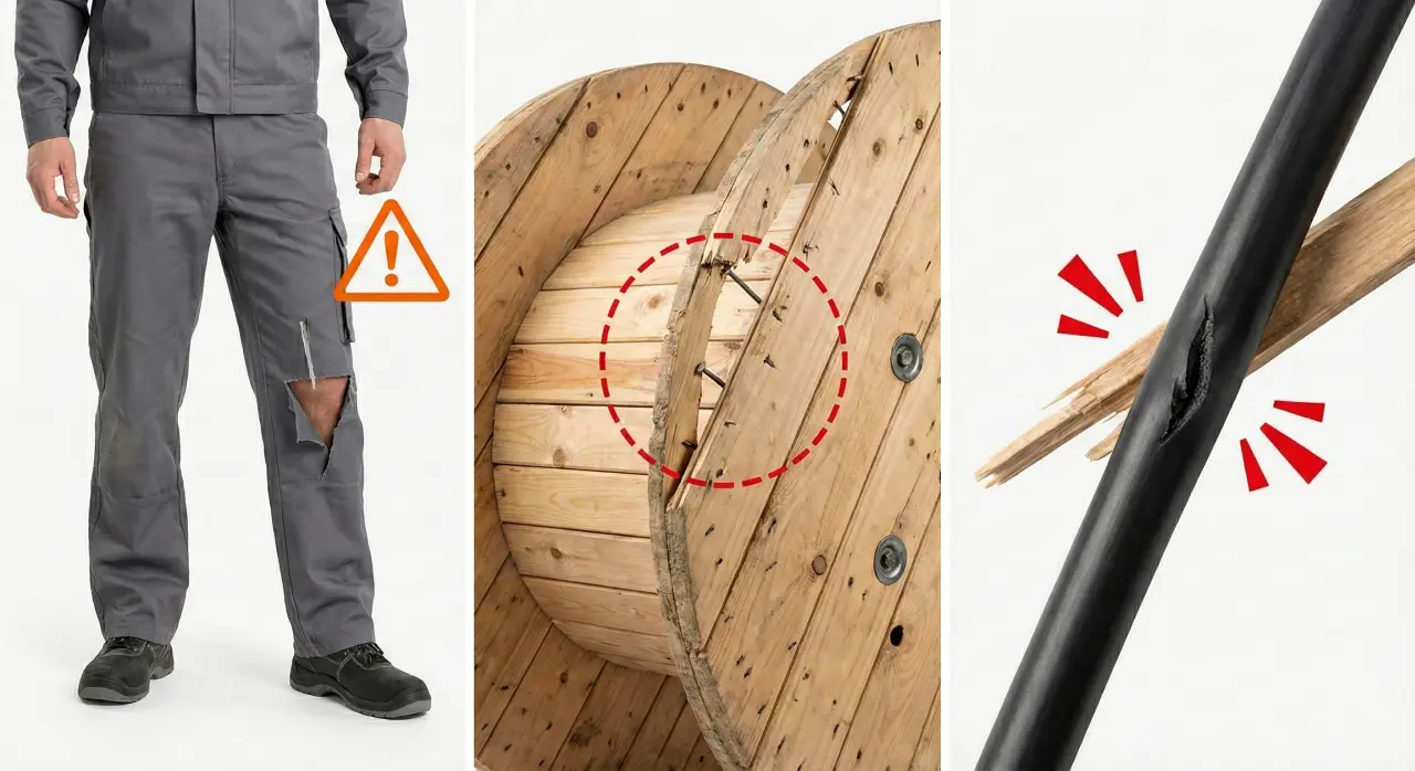 Tenga cuidado con los clavos