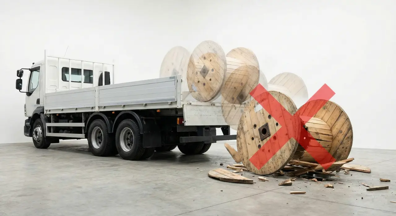 Nunca suelte la bobina