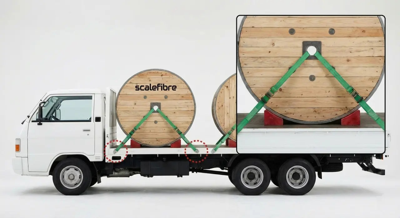 Asegure bien las bobinas