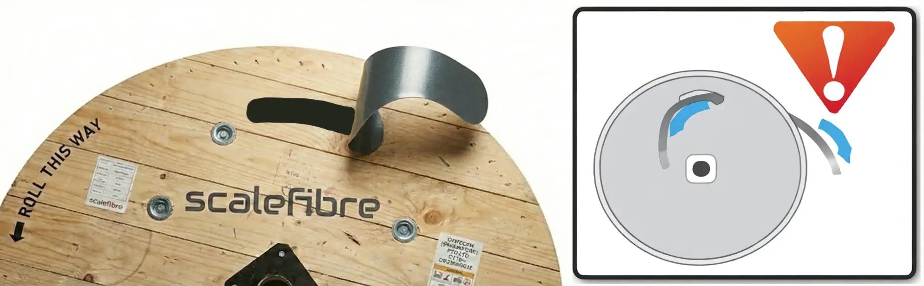 Suelte el extremo interior